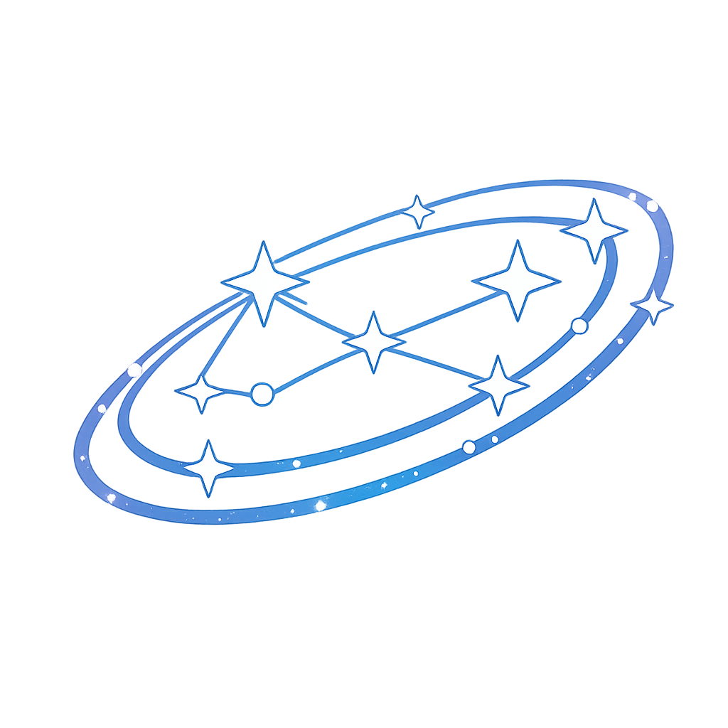 Constellation star network icon